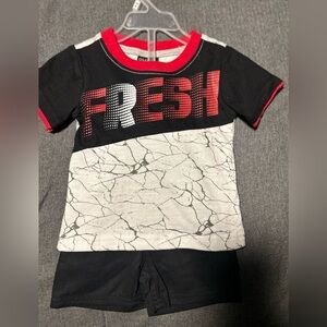 Fresh comfy baby boy shorts set